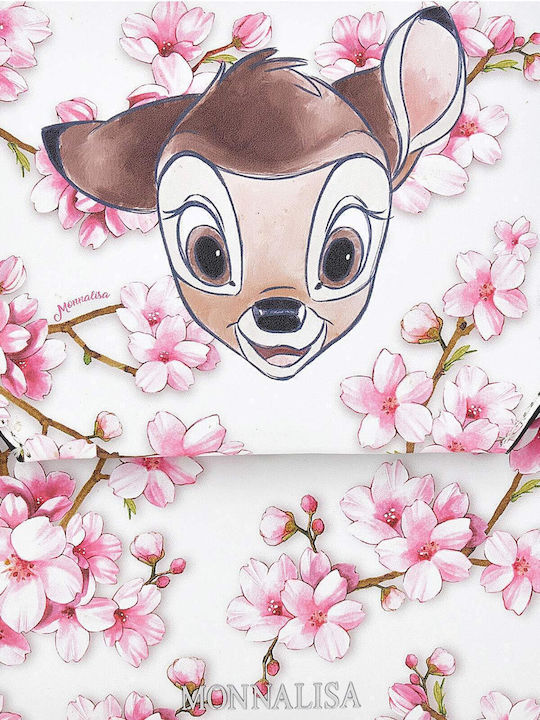 Monnalisa Girl's Fabric Backpack Bambi Print-19e001-99