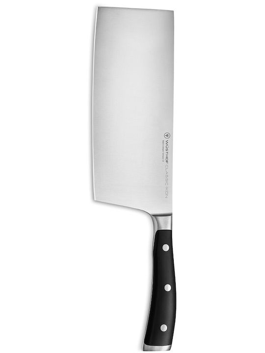 Wusthof Classic Ikon Cleaver from Stainless Steel 18cm