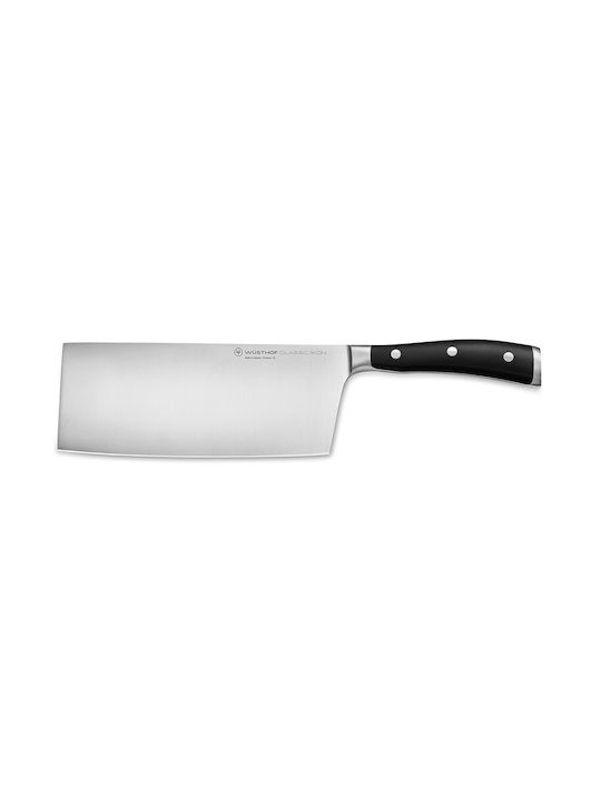 Wusthof Classic Ikon Cleaver from Stainless Steel 18cm