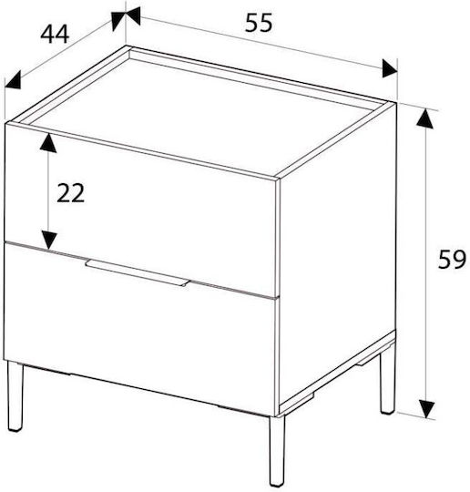 Σετ Κρεβατοκάμαρας Λευκό 160x200εκ. 3τμχ