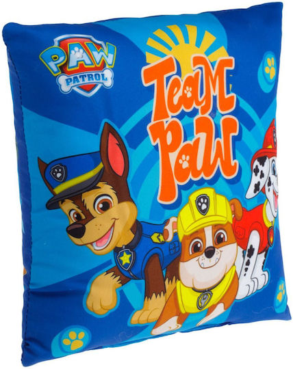 Paw Patrol Decorative Pillow Blue 30x30cm Polyester