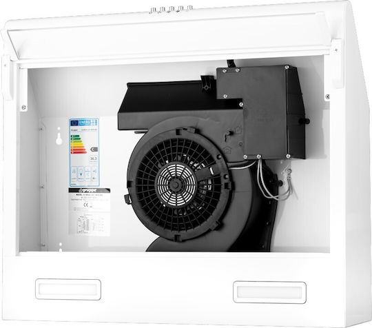 Gruppe Pratico 700 Freestanding Vent Hood 70cm White
