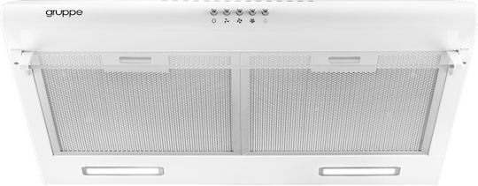 Gruppe Pratico 700 Freestanding Vent Hood 70cm White