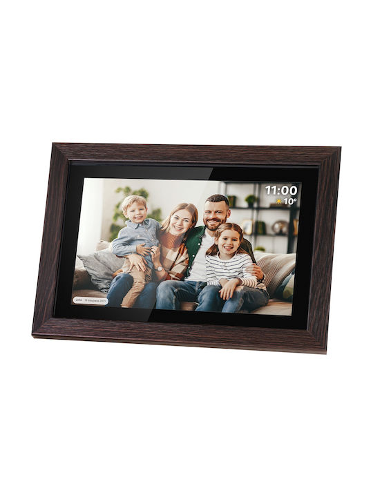 Kruger & Matz Ψηφιακή Κορνίζα 1" Ανάλυσης 1280x800 Λευκή KM1102