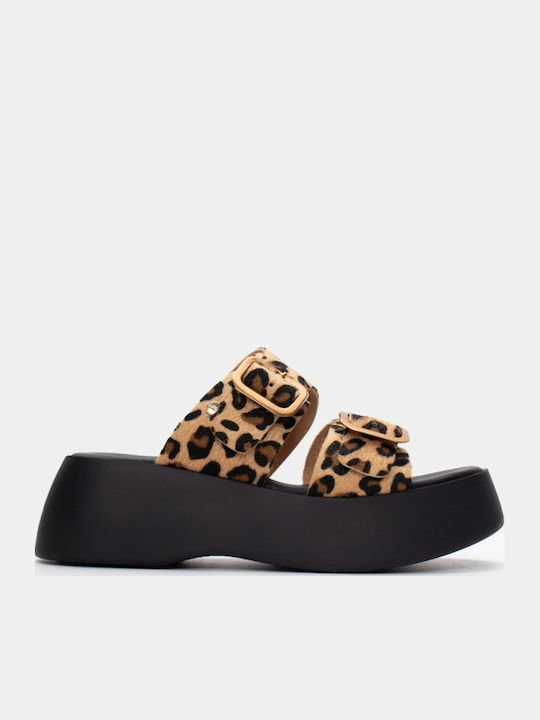 Γυναικεία Σανδάλια Flatforms Καφέ