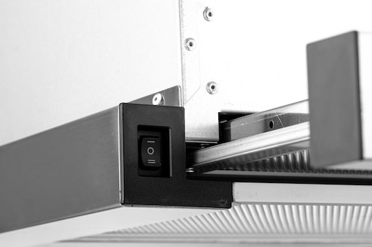 Gruppe Forte Plus Συρόμενος Απορροφητήρας 90cm Inox