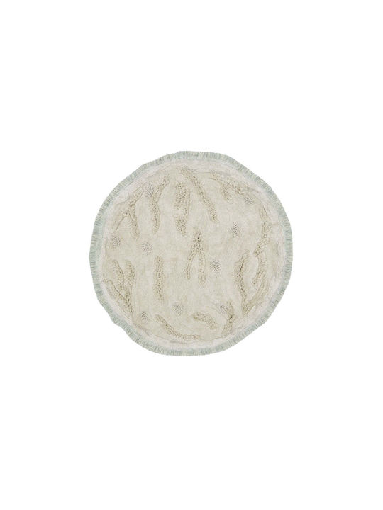 Lorena Canals Kinder Teppich Beige 120x120cm