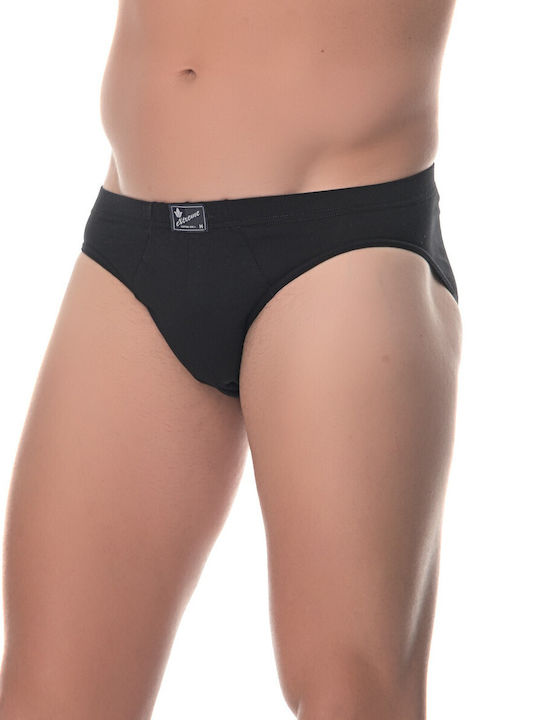 Slipuri pentru bărbați Black 1Pachet