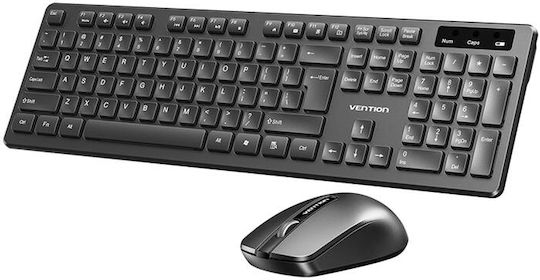 Vention Wireless Keyboard & Mouse Set English UK