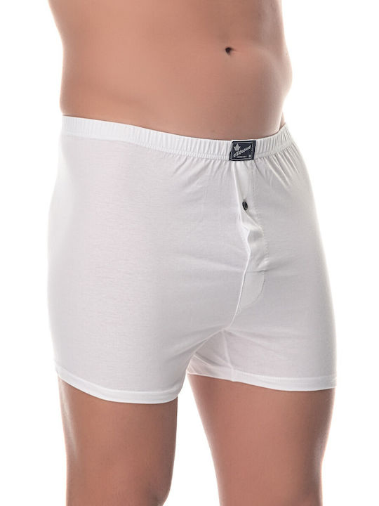 Slipuri pentru bărbați White 1Pachet