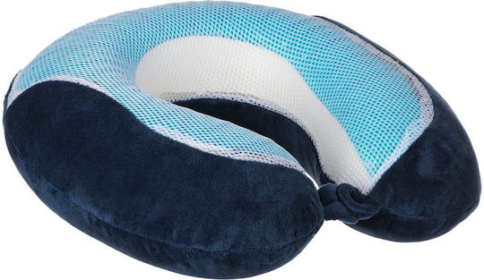 Μαξιλαράκι Ταξιδίου Memory Foam Μπλε