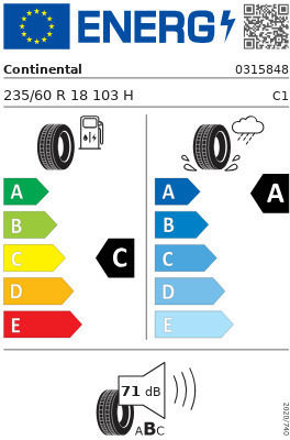Sport Contact 5 235/60R18 103H VOL FR Vara Anvelopă pentru 4x4 / SUV Autoturism