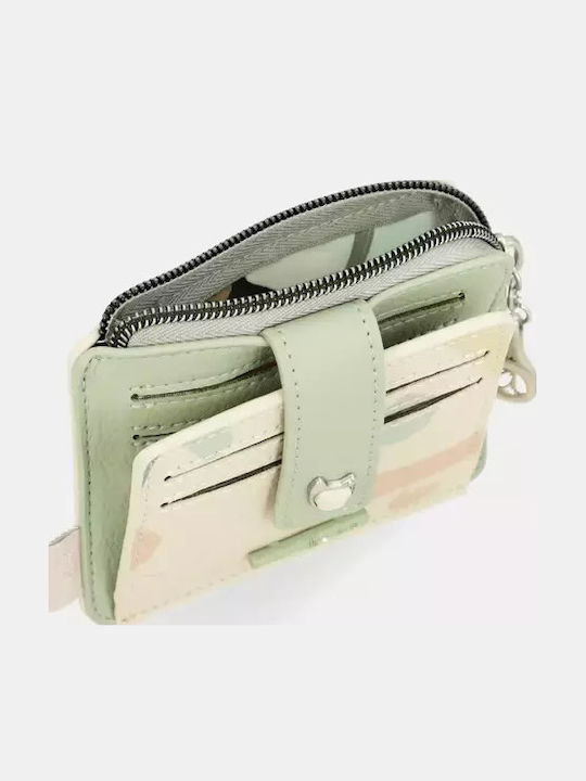 Small Fabric Women's Wallet Classic Beige