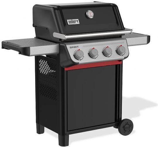 Weber Spirit E-410 Газово Барбекю Чугунена Решетка 62брx44брсм. с 4 бр 8.21кВт