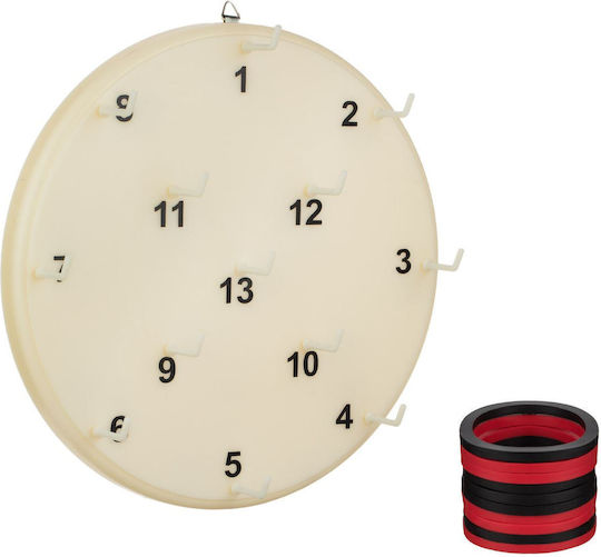 Ring Darts Game Light-up Model Plastic Ecru 30cm
