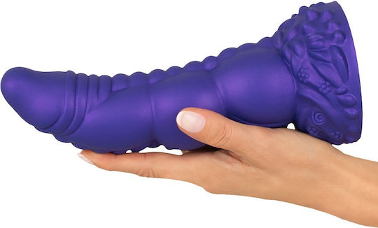 You2Toys Glass Dildo With Suction Cup Purple 22.5cm