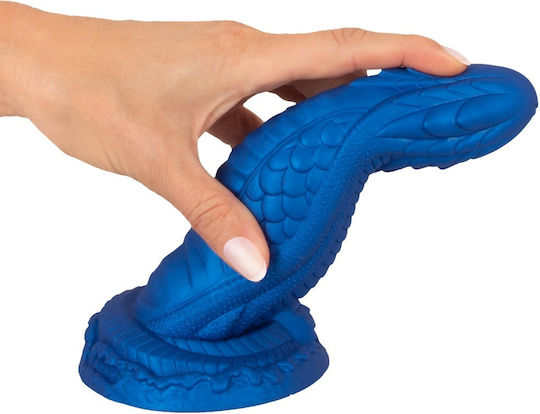 You2Toys Стъклено дилдо Със смукателна чашка Син 19.8см