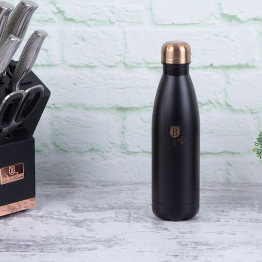 Berlinger Haus Thick Walled Bottle Flask Bottle Thermos Stainless Steel 500ml Black