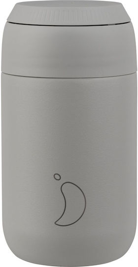 Chilly's Cup Series 2 Thermos Stainless Steel BPA Free 340ml Granite Grey