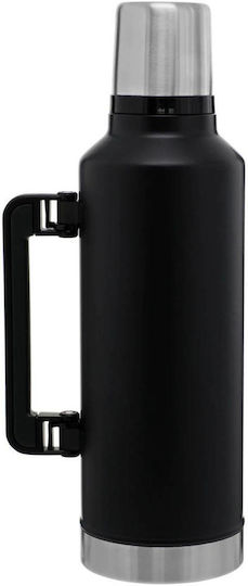 Stanley Classic Legendary Μπουκάλι Θερμός Ανοξείδωτο BPA Free 2.3lt Μαύρο με Λαβή