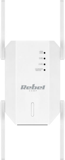 Rebel KOM1031 WiFi Extender Dual Band (2.4 & 5GHz) 1167Mbps with 2 Ethernet Ports