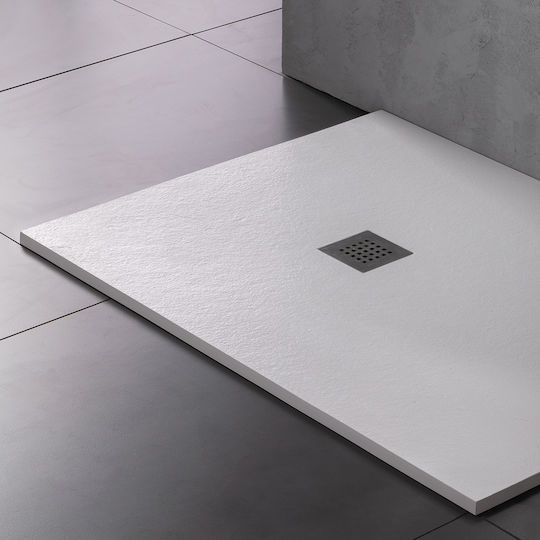Sirene Slate Акрил душ 140x80см Бял