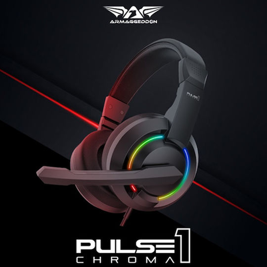 Armaggeddon Pulse 1 Chroma Over Ear Gaming Headset με σύνδεση USB