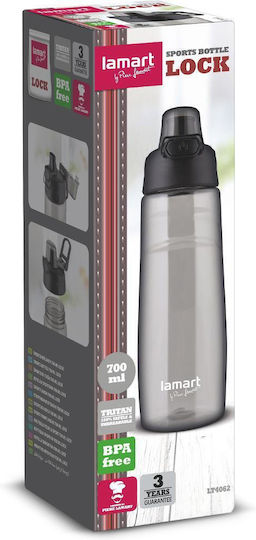 Lamart Μπουκάλι Θερμός Πλαστικό 700ml Μαύρο