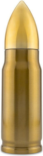 Magnum Μπουκάλι Θερμός Ανοξείδωτο / Πλαστικό 500ml Gold