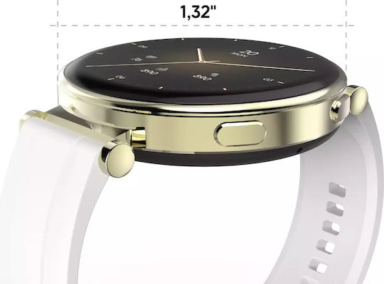 HAMA 7000 43mm Smartwatch mit Pulsmesser (Weiß)