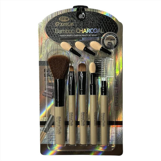 Σετ με Πινέλα Μακιγιάζ για Σκιά Ματιών Bamboo 8τμχ