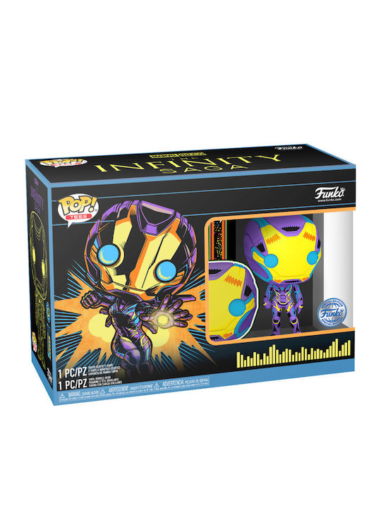 Funko Pop! Tees Boxing: Marvel - Marvel - Rescue (Black Light) with T-Shirt (S) (Blacklight) (S)
