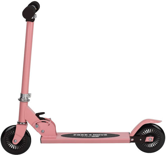 FreeOn Kinderroller Klappbar City Cruiser 2-Rad für 5+ Jahre Rosa