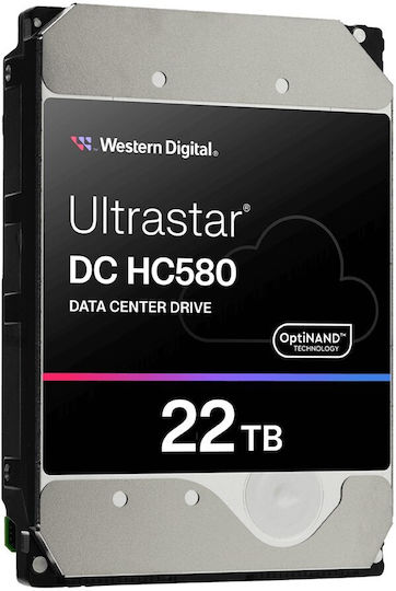 Western Digital Ultrastar DC HC580 22TB HDD Σκληρός Δίσκος 3.5" SATA III 7200rpm για NAS / Server / Καταγραφικό 0F62791