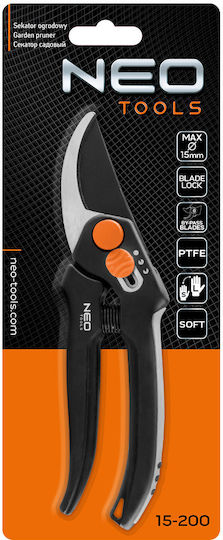 Neo Tools Baumschere Länge 18.5cm mit Maximalem Schnittdurchmesser 15mm