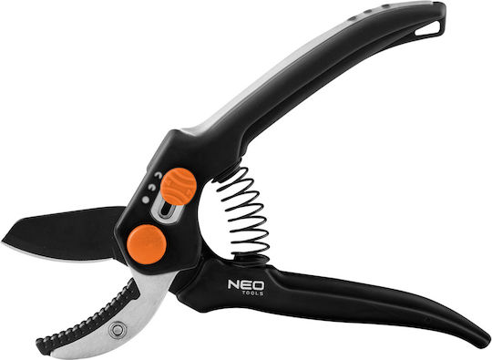 Neo Tools Anvil Baumschere Länge 18.5cm mit Maximalem Schnittdurchmesser 15mm