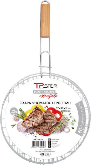 Tpster Doppelt Rund Metallischer Grillrost 30cmcm