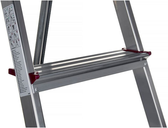 Krause Leiter Aluminium mit 3+1 Stufen