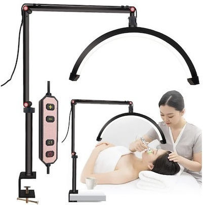 Aesthetic Center Lighting Half Moon Clamp Support Light Fixture