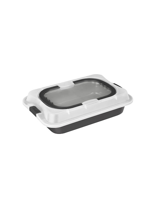 Berlinger Haus Plastic Lunch Box Gray 36.5x24.5cm