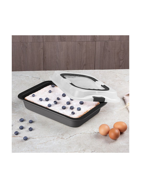 Berlinger Haus Plastic Lunch Box Gray 36.5x24.5cm