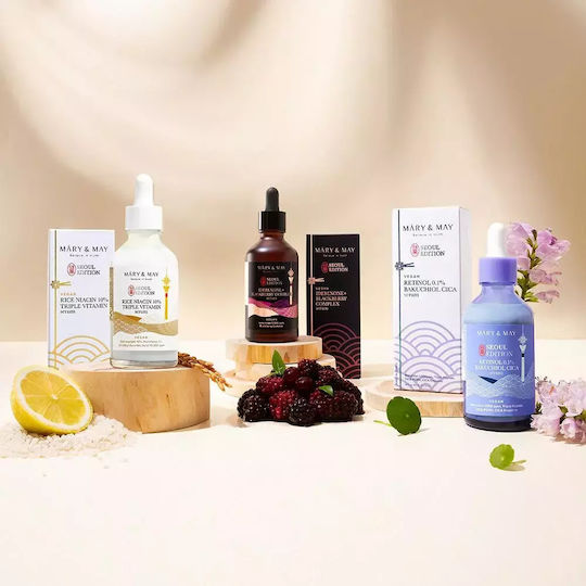 Mary & May Complex Moisturizing & Anti-aging Serum Face & Eyes with Vitamin C for Radiance & Detoxification 80ml