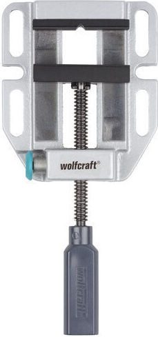 Wolfcraft Fixed Drill Press Vise Made of Steel with Maximum Opening 85mm