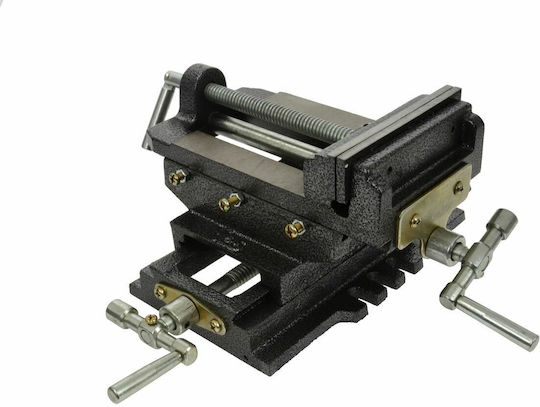 Geko Fixed Milling Machine Vise Made of Cast Iron with Maximum Opening 98mm