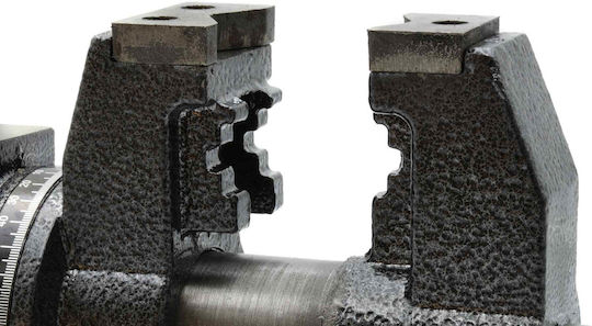Geko Rotating Countertop Vise Cast Iron with Maximum Opening 125mm