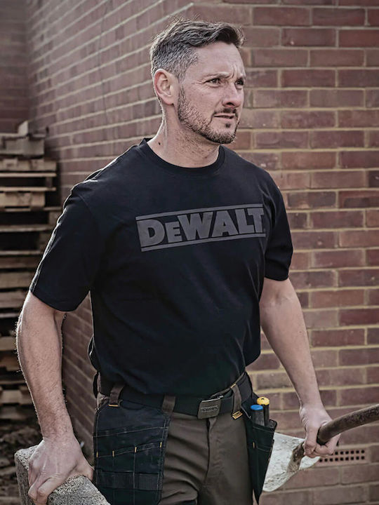 Dewalt T-Shirt Εργασίας Μαύρο