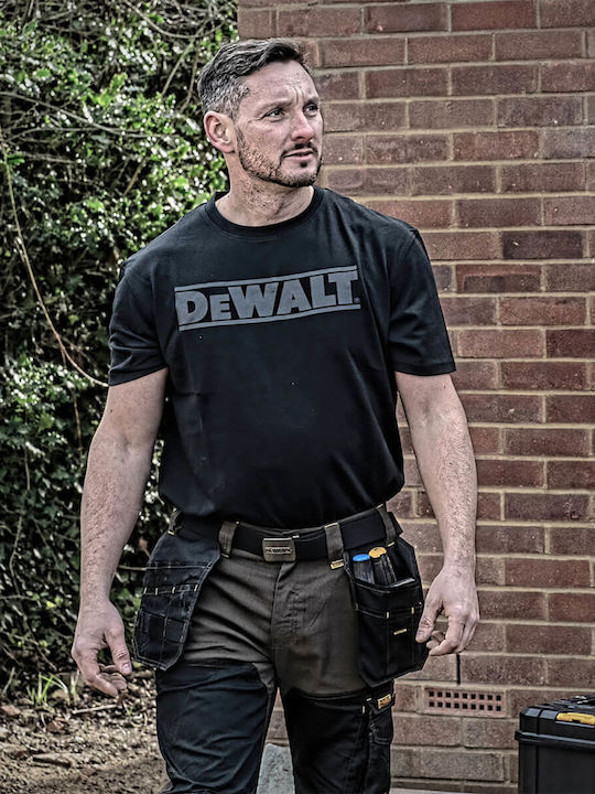 Dewalt T-Shirt Εργασίας Μαύρο