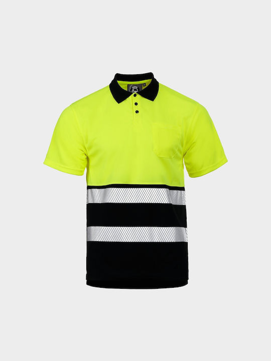 Stenso Work T-Shirt Yellow with Reflective Tapes Stenso Work T-Shirt Yellow with Reflective Tapes