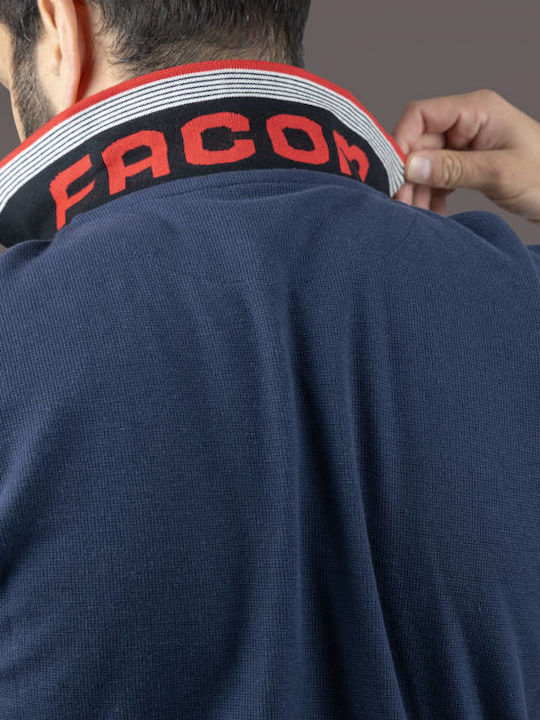 Facom Bărbătească Mâneci scurte Bluză de Lucru Polo Albastru marin