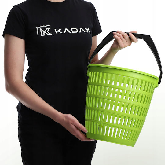 Kadax Coș de Depozitare Plastic Verde 12lt 1buc